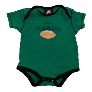 Reebok CFL Saskatchewan Roughriders Football Bodysuit Baby 12 Months